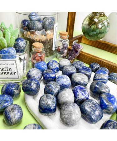 Buy Large Xiannvxi Lapislazuli Drum Stones - Premium Hand-Flatterer Crystals for Healing & Decor | International Shipping - Buy Online on GoSupps.com