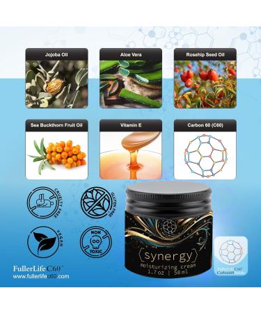 Restorative Antioxidant Cream C60 Synergy - Best Anti-Aging Body Cream for Skin Protection | Shop Internationally - Buy Online on GoSupps.com