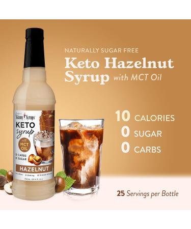 Jordan's Skinny Mixes Syrups Keto Coffee Syrup Sugar Free - Hazelnut - 25.4 Fl Oz. - Buy Online on GoSupps.com