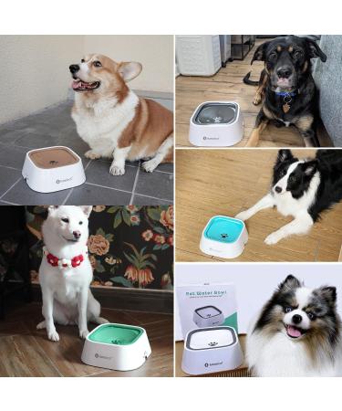 Lumoleaf 1L Anti-Spill Dog Water Bowl | No Leak Pet Dispenser for Cats & Dogs | Perfect for Car Trips | Fressnapf Approved - Buy Online on GoSupps.com