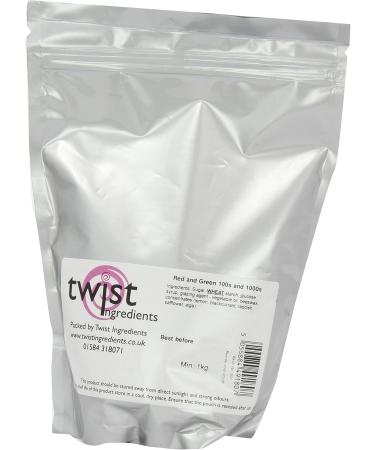 Twist Ingredients Red and Green Hundreds and Thousands 1 kg - Buy Online on GoSupps.com