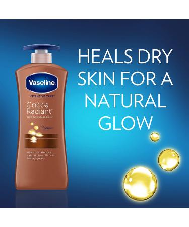 Vaseline Intensive Care Cocoa Radiant Body Lotion 20.3 fl oz - Moisturize & Nourish Skin - Buy Online on GoSupps.com