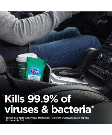 Clorox Disinfecting Wipes, 9 Wipes/Pack (Pack of 24) - Bleach Free, White Fresh Scent - Buy Online on GoSupps.com