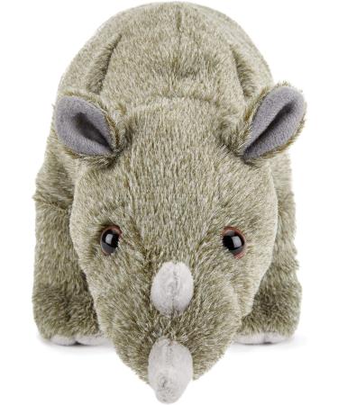Zappi Co Rhino Plush Toy - Safari Animals Collection (33cm) | Soft & Cuddly Stuffed Animal for Kids - Buy Online on GoSupps.com
