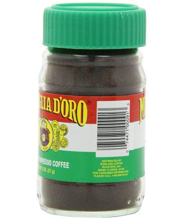 Medaglia D'Oro Espresso Style Instant Coffee 2oz (12 Pack) - Buy Online on GoSupps.com