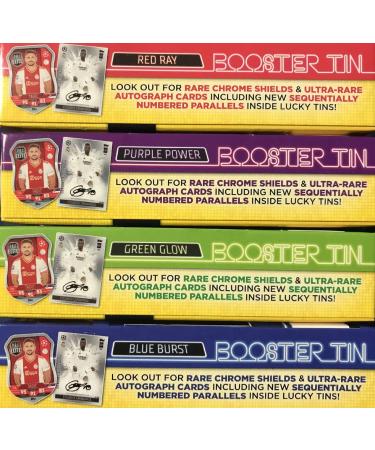 2022 2023 Topps UEFA Champions League Match Attax Sealed MINI Collector's Tins - Set of 4 with Bonus Gold Cards and EXCLUSIVE Inserts - Buy Online on GoSupps.com