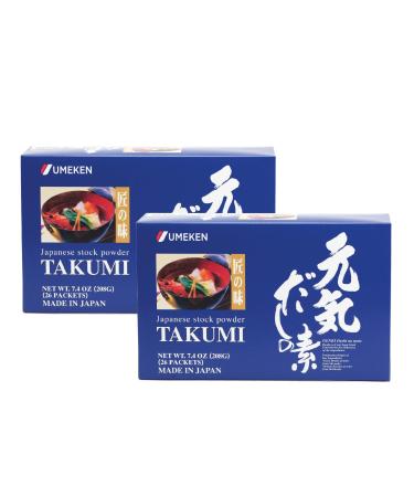 Umeken Takumi Stock Powder, No MSG Added, 26 Packets / Pack of 2 26 Count (Pack of 2)