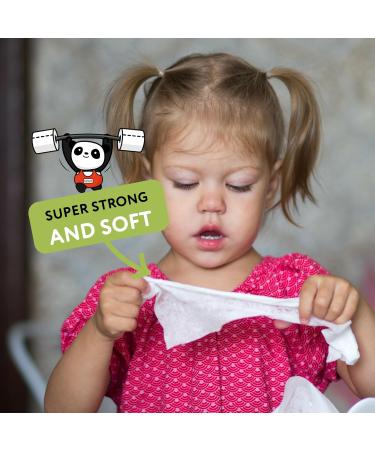 The Cheeky Panda Bamboo Biodegradable Baby Wipes - 64 Count | Sensitive Skin Friendly & Dermatologically Tested with 99% Purified Water - Buy Online on GoSupps.com