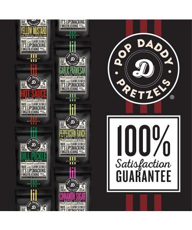 Pop Daddy Dill Pickle Pretzel Sticks 7.5oz - Healthy Bold Gourmet Flavor (3 Pack) - Buy Online on GoSupps.com