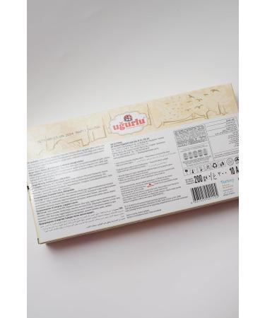 Ugurlu Chocolate Covered Turkish FLoss Halva- Rasberry Filled Delicious Chocolate Treat-200g - Buy Online on GoSupps.com