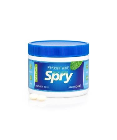 Xlear Spry Power Peppermints - Sugar Free 240 Count (144g) | Fresh Breath & Oral Care - Buy Online on GoSupps.com
