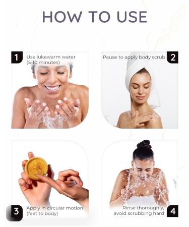 Annoor Foaming Honey Face Scrub - 7 Oz | Ginger Honey Lemon Turmeric | No Parabens Sulphates No Harmful Chem | Gentle Exfoliation - Buy Online on GoSupps.com