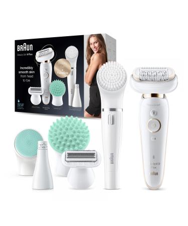 Braun Epilator Silk-pil 9 Flex 9-300 Beauty Set, Facial Hair Removal for Women, Shaver & Trimmer, Cordless, Rechargeable, Wet & Dry, FaceSpa SE 9-300 - Buy Online on GoSupps.com