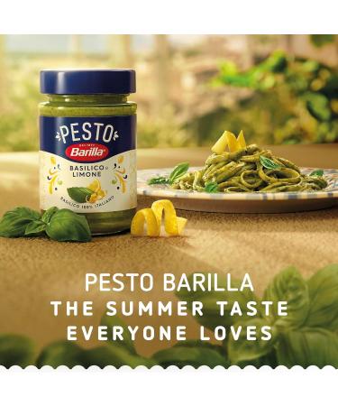 Buy Barilla Pesto Basilico e Limone 12x190g | Gluten-Free Italian Pasta Sauce with Lemon & Basil | Authentic Green Pesto for Noodles - Buy Online on GoSupps.com