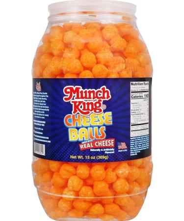 Munch King Snacks Balls - Cheese - 13 Oz. - Buy Online on GoSupps.com