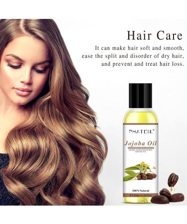 PHATOIL 100% Pure Cold Pressed Jojoba Oil 100ml - Carrier Oil for Diffuser, Humidifier & Aromatherapy - Buy Online on GoSupps.com