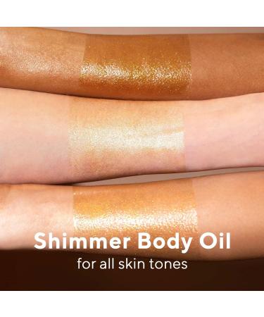 Premium Shimmer Body Oil - Argan Oil Vanilla & Moisturizing Glow for Radiant Skin - Buy Online on GoSupps.com