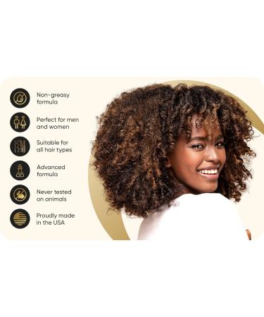 Hair Growth Oil for Damaged Hair & Scalp - Rosemary & Castor Oil Treatment for All Hair Types (2 Fl Oz - Buy Online on GoSupps.com