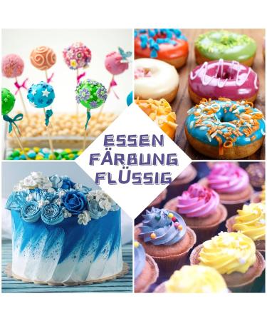 16 Colors Food Coloring Set - Highly Concentrated Liquid for Cakes Drinks Slime Soaps & More - 6ml Each | International Shipping Available - Buy Online on GoSupps.com