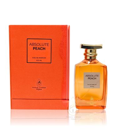 Absolute Peach Perfume 100ml EDP - Unisex Fragrance with Bitter Peach Scent Long Lasting Perfect for Peach Lovers Warm Weather