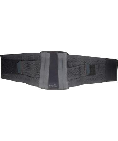 Wonder Care Black Lumbar Support Belt - Breathable Elastic Back Brace for Men & Women | XL Back Pain Relief & Posture Correction - Buy Online on GoSupps.com