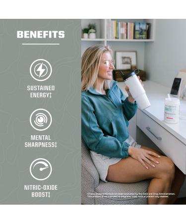 MTN OPS Ignite Lite Energy Drink Powder Gluten Free Nitric Oxide Supplement Drink Mix L Arginine L Citrulline Caffeine & Nootropic Sugar Free Drink Mix 45 Servings Strawberry Daiquiri Flavor by Eva Shockey - Buy Online on GoSupps.com