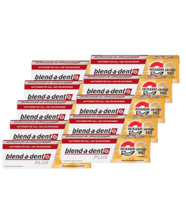 10x 40g blend-a-dent PLUS Premium Adhesive Cream - Tasteless - Duokraft