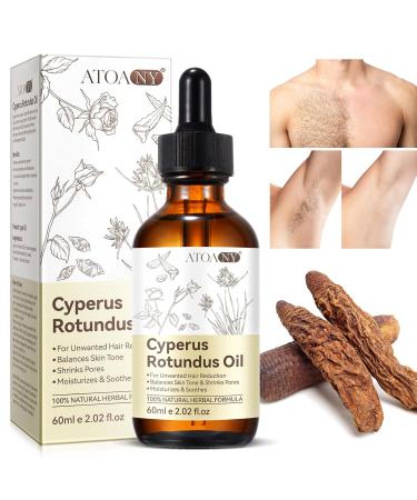 Cyperus Rotundus Oil for Hair Removal, Cyperus Rotundus Oil for Reducing Body Hair Growth, Smooth Skin & Hair Removal, Moisturizing & Soothing 60ML 2PCS 4.04 Fl Oz (Pack of 2) - Buy Online on GoSupps.com