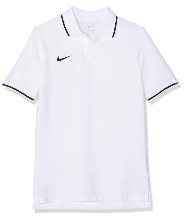 Nike Boys Y Tm Club19 Ss-aj1546 Polo Shirt XS White (White/Black/100)