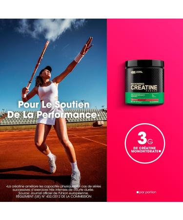  Optimum Nutrition Optimum Nutrition Micronized Creatine Powder Fruit Punch Flavor 247.5g 55 Servings - Buy Online on GoSupps.com