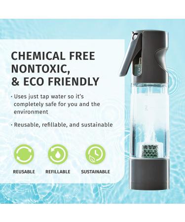 Ozone Clean 3-in-1 Chemical-Free Disinfectant Spray | Multipurpose Surface Cleaner  Sanitizer  Deodorizer | Home  Office  Travel | Reusable Bottle | Black - HoMedics - Buy Online on GoSupps.com