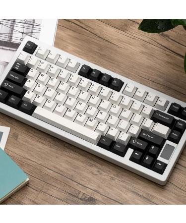 Chilkey ND75 Aluminum Keyboard 75% Percent Wireless Gaming Mechanical Keyboard with LCD Screen, Quick Assembly, BT/2.4G/USB-C, Hot Swappable Per-Key RGB Custom Keyboard for Windows, MacOS 1.2mm PCB Flex Cut