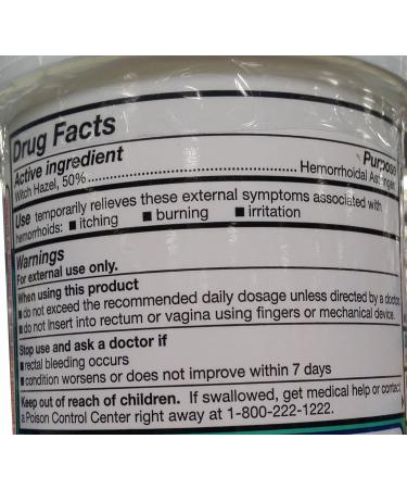 200ct Equate Hemorrhoidal Pads: Medicated Cool Relief with Witch Hazel - Compare to Tucks Pads - Buy Online on GoSupps.com