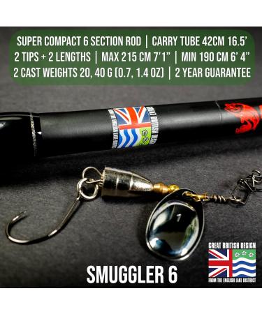 Shop Smuggler Series: Rigged & Ready Travel Fishing Rods - Compact 2 & 4 Tip Options for Sweet & Sea Water Fishing - Buy Online on GoSupps.com