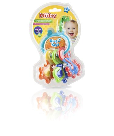 Nuby Ring O' Keys Teether - Soothing and Safe Teething Toy for Babies - Buy Online on GoSupps.com