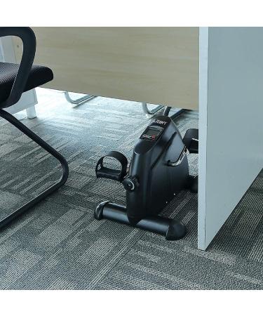 Uten Mini Exercise Bike Under Desk - Portable Arm & Leg Peddler with LCD Screen - Cool Black - Buy Online on GoSupps.com