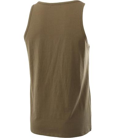 HETHCODE Men's Classic Athletic Tank Top - Medium Military | Active Sports Gym Running Shirt - Buy Online on GoSupps.com