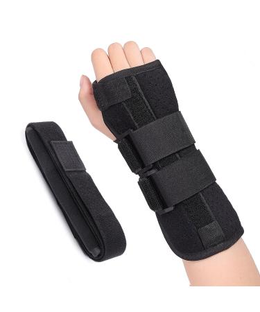 lefeke Carpal Tunnel Wrist Brace Night Support for Right Hand Adjustable Hand Brace with Replaceable Splints and Sling Carpal Tunnel Pain Relief Remedies for Tendonitis Arthritis Injuries Women