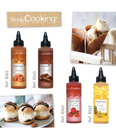 ScrapCooking - Nappage Caramel 160 g - Flacon Squeezer - Pour Topping & D coration G teaux Glaces Yaourts Cr pes & Gaufres - D co Alimentaire P tisserie - 8562 - Buy Online on GoSupps.com