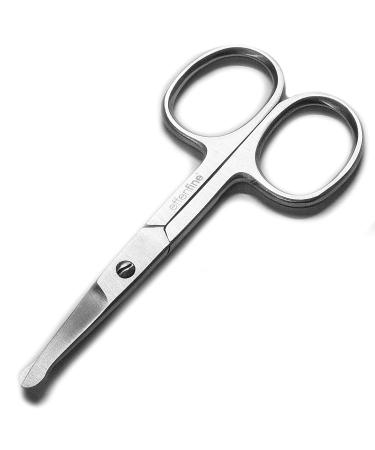 Premium Hair Scissors - German Stainless Steel for Safe Trimming of Nose Ears Eyebrows Mustaches & Beards - International Shipping Available - Buy Online on GoSupps.com