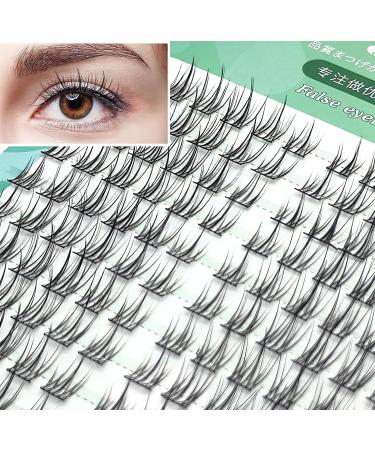 Buy Sunflower Segmented False Eyelashes - Natural Thick Mink Lash Extensions in GREEN | Soft & Fine Cluster Lashes for a Stunning Look - Buy Online on GoSupps.com