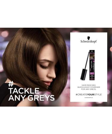 Schwarzkopf Hair Mascara Temporary Grey Cover Up for Strands and Roots Dark Blonde 16 ml (Pack of 1) - Buy Online on GoSupps.com