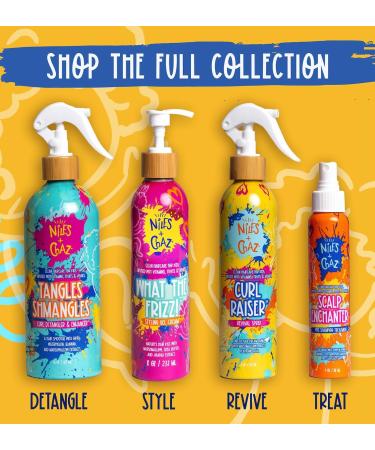 Niles and Chaz Kids Curl Raiser Revival Spray - Curl Refresher Spray - Lightweight Reduces Frizz & Defines Curls - Paraben Silicone Sulfate Free - For Curly Coily Wavy Hair (8 Fl Oz) 8 Fl Oz (Pack of 1) - Buy Online on GoSupps.com