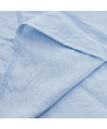 Ganfancp Women's Light Blue Lace Button Down Cardigan Shirt Top - X-Large - Buy Online on GoSupps.com