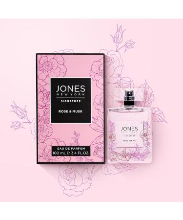 Jones New York Rose & Musk Eau De Parfum Fragrance for Women 3.4 fl oz - Buy Online on GoSupps.com