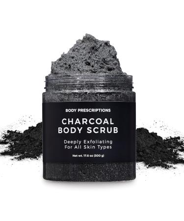 Body Prescription Deep Exfoliating Body Scrub - Cruelty-Free Formula for All Skin Types, 17.64 Ounce (Pack of 2), Charcoal Charcoal 17.64 Ounce (Pack of 2) - Buy Online on GoSupps.com