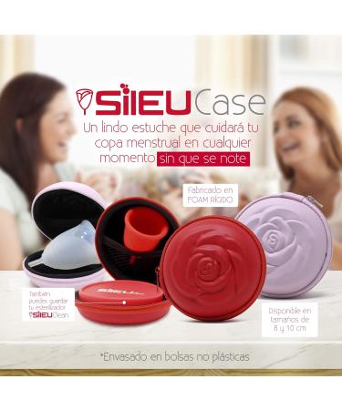 Buy Soneu Case Bag for Menstrual Cups - Elegant & Discreet Travel Storage | Large 10cm Blue - Perfect for Tampons & Menstrual Cups - Buy Online on GoSupps.com