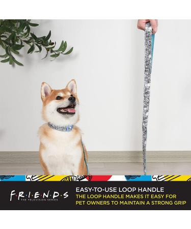 Friends TV Show City Doodle Dog Leash - 6ft Puppy Leash for Dogs | Blue Dog Lead Attaches to Harness for Dog Walking - Buy Online on GoSupps.com