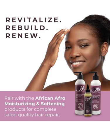 African Afro Strengthen & Restore Edge Treatment | All-Natural Hair Growth & Scalp Treatment with Peppermint Oil | Cruelty-Free Hair Care for Men & Women | 4 Fl Oz - Buy Online on GoSupps.com