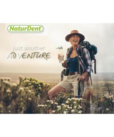 NaturDent Women's Denture Adhesive - Ultra Strong Hold, No Zinc or Paraffin - 100% Food Grade Ingredients (Pack of 4) - Buy Online on GoSupps.com